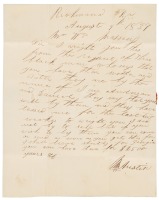 Letter from William Austin writing for three male slaves, who beg to be sold to the Virginia grandee who owned their mother and sister