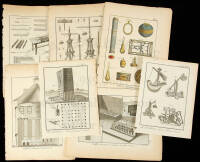 Large collection of plates from a French encyclopedia