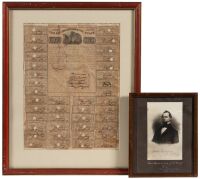 The San Francisco City Stock, 1851 - signed by James King of William, P.A. Morse, D.J. Tallent, William Hooper, and John W. Geary, with each certificate signed by Geary