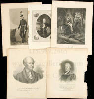 63 military and political portrait engravings