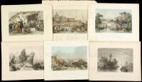 Collection of 85 engraved plates - 4 colored