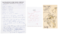 Harvey Kurtzman: Original Sketch [and] Handwritten Letter