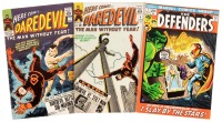 DAREDEVIL Nos. 7 and 8 [and] DEFENDERS No. 1 * Lot of Three Comics