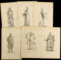 Collection of costume plates largely from Costumes Historiques