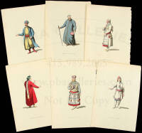 Collection of plates from Picturesque Representations of the Dress and Manners of the Russians