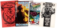 Eight rock posters and a signed photograph of Sid Haig