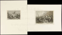 11 engravings of historical or literary scenes