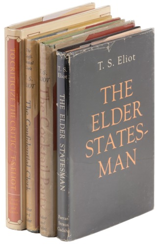 Four books by T.S. Eliot