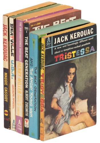 Six mass market paperback Beat titles