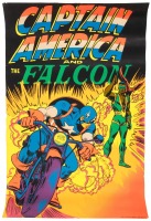 CAPTAIN AMERICA and the FALCON * Marvel Black Light Poster