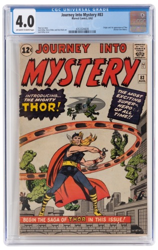 JOURNEY INTO MYSTERY No. 83 * Origin and 1st Appearance of Thor