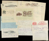 Archive of Bill- and Letterheads from San Francisco Merchants of Agricultural Goods