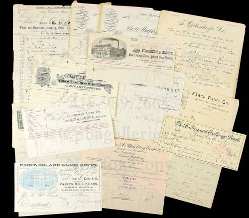 Various San Francisco Merchant Bill- and Letterheads