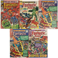FANTASTIC FOUR ANNUALS Nos. 3, 4 (Two Copies), 5 and 6 * Lot of Five Comics