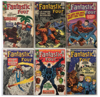 FANTASTIC FOUR Nos. 42, 43, 44, 45, 46 and 47 * Lot of Six Comics