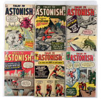 TALES TO ASTONISH Nos. 39, 40, 41, 42, 43 and 45 * Lot of Six Comics