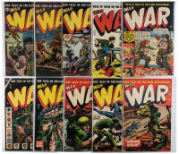 WAR COMICS Nos. 3, 5, 8, 10, 12, 13, 15, 16, 17 and 21 * Lot of Ten Comics