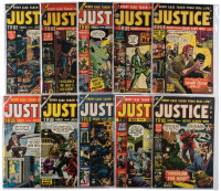 JUSTICE Nos. 30, 32, 33, 36, 38, 40-44 * Lot of Ten Comics