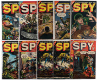 SPY CASES Nos. 9-13, 15-18 * Lot of Ten Comics