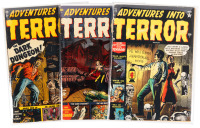 ADVENTURES INTO TERROR Nos. 9, 10 and 11 * Lot of Three Comics