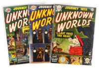 JOURNEY INTO UNKNOWN WORLDS Nos. 10, 11 and 12 * Lot of Three Comics