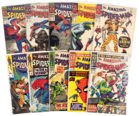 AMAZING SPIDER-MAN Nos. 42, 43, 44, 45, 47, 49, 52, 53 [and] ANNUALS Nos. 2 and 3 * Lot of Ten Comics