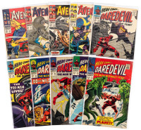 AVENGERS Nos. 35, 37, 39, 40 [and] DAREDEVIL Nos. 20, 22, 23, 24, 25, 28 * Lot of Ten Comics