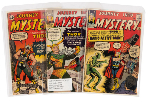 JOURNEY INTO MYSTERY Nos. 87, 92 and 93 * Lot of Three Comics