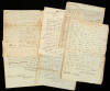 Archive of 12 autograph letters, some signed or initialed, from William Sullivan to various persons