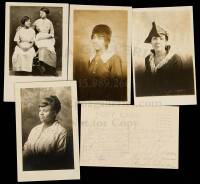 Five real-photo postcards of African American women