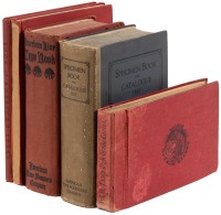Four American Type Founders specimen books [with] one paper specimen book