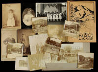 Archive of photograph of the Bingham family and a copy of Helen Bingham's 'In Tamal Land'
