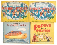 Four illustrated books with movable animations by Julian Wehr