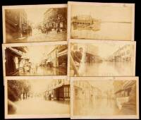 Six photographs of The Great Freshet in New Brunswick, New Jersey, September 24, 1882