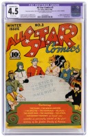 ALL STAR COMICS No. 3 * 1st Appearance of The Justice Society of America