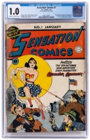 SENSATION COMICS No. 1 * 2nd Appearance of Wonder Woman