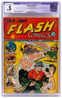 FLASH COMICS No. 6 * 2nd Flash Cover