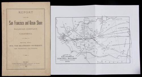Report upon the San Francisco and Ocean Shore Railroad Company, California.
