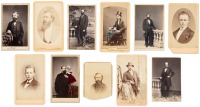 Eleven cartes-de-visite from San Francisco photographers, of men or youths