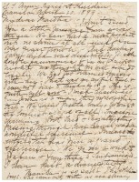 Letter from passenger on the U.S. Army Transport Sheridan during the early Philippine-American War