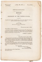 Message from the President...Supplemental Report respecting the causes of the Seminole hostilities