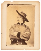Albumen photograph of George Armstrong Custer