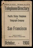 San Francisco Telephone Directory from 1906