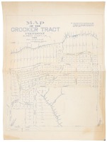 Map of the Crocker Tract, Piedmont, Alameda County, Cal. 1892. Scale 150 feet to an inch