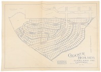 Crocker Highlands . Oakland Twp., California. Scale 1 inch = 100 feet... Oct. 1911