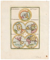 Planisphere de Turquet / Planisphere de Bertius / Planisphere d Arzael
