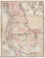 Colton's Map of the Pacific States California and Oregon with the Territories of Nevada, Utah, New Mexico, Colorado and Washington, in connection with British Columbia &c. from the latest and best information