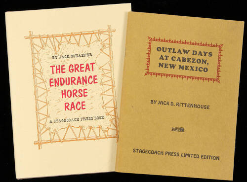 Two limited editions published by the Stagecoach Press