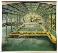 Large Lithograph of Sutro Baths, Interior View