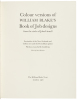 Illustrations to the Book of Job. The Engravings and related material with Essays, Catalogue of States and printings, Commentary on the Plates and Documentary Record by David Bindman, Barbara Bryant, Robert Essick, Geoffrey Keynes and Bo Lindberg. Edited - 12